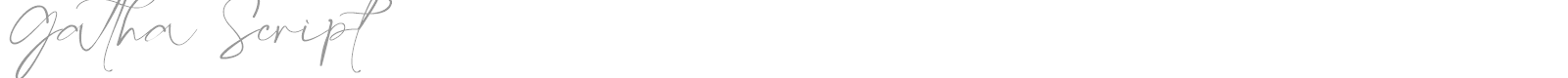 Gatha Script font preview